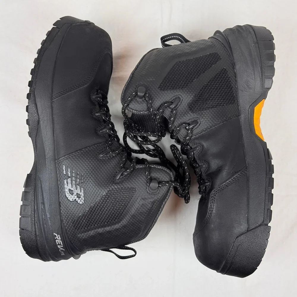 New Balance 989v1 Mens 8 2E Black Composite Toe Work Boots Womens 9.5 Safety